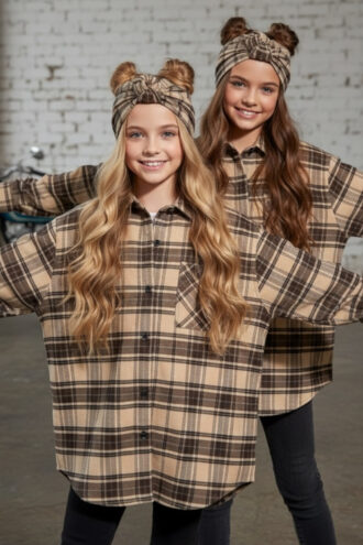 Koszula Tola Brązowa