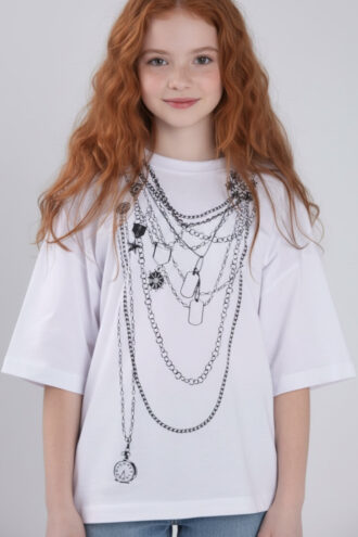 T-shirt Biżu Biały